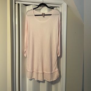 Chico’s Light Pink Lightweight Sweater Dress. Like New